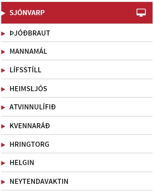 Þættir á Hringbraut